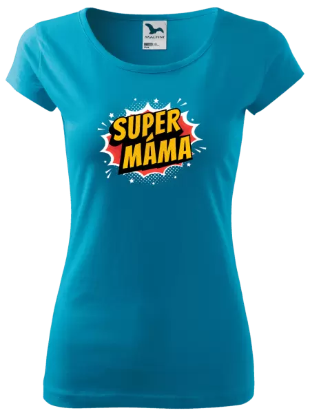 Dámské tričko Supermáma - bublina
