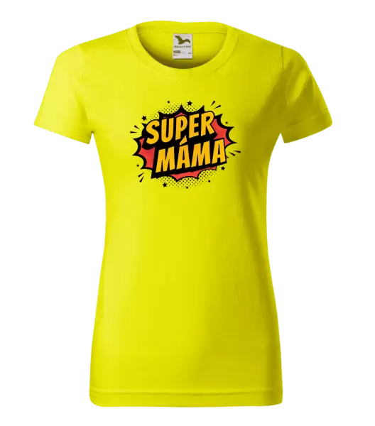 Dámské tričko Supermáma - bublina