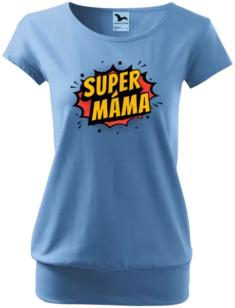 Dámské tričko Supermáma - bublina