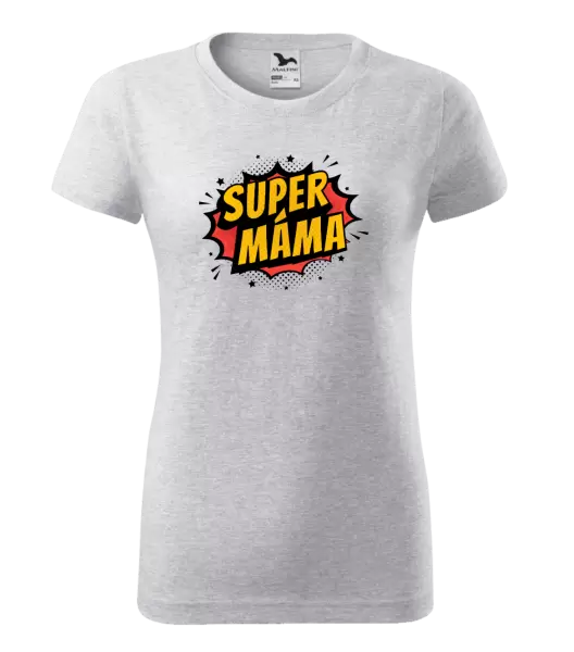 Dámské tričko Supermáma - bublina