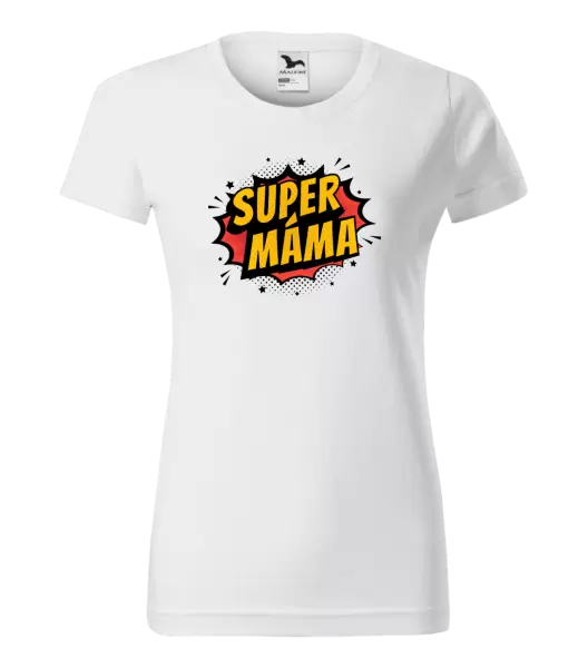Dámské tričko Supermáma - bublina