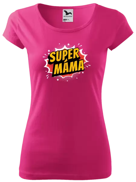 Dámské tričko Supermáma - bublina