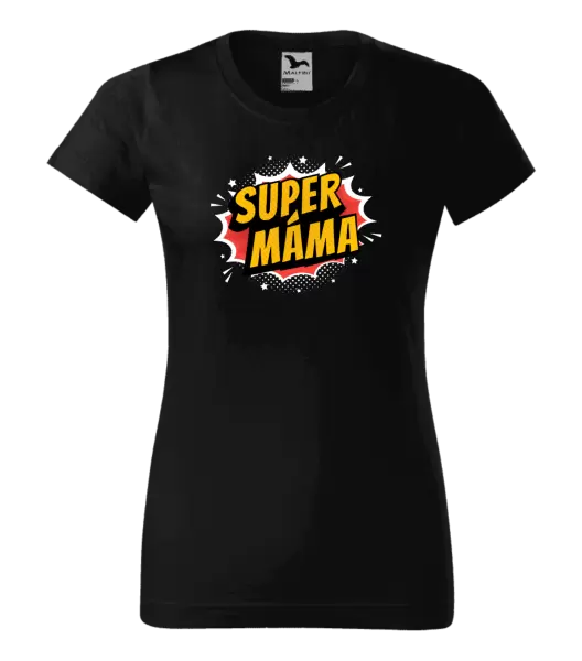 Dámské tričko Supermáma - bublina
