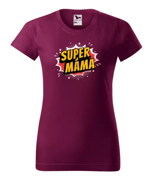 Dámské tričko Supermáma - bublina