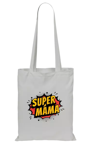 Látková taška Supermáma - bublina