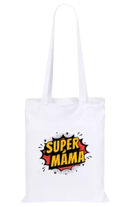 Látková taška Supermáma - bublina