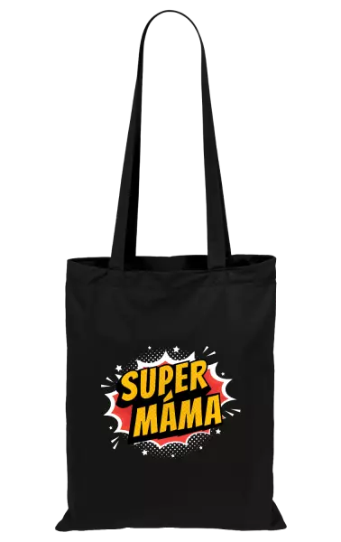 Látková taška Supermáma - bublina