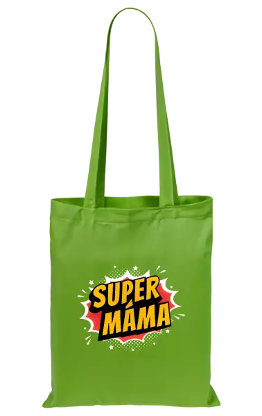 Látková taška Supermáma - bublina