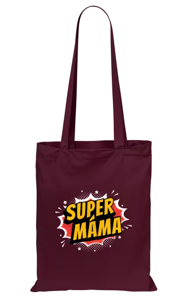Látková taška Supermáma - bublina