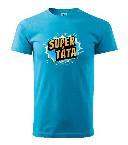 Pánské tričko Supertáta - bublina