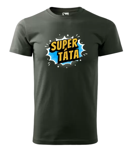 Pánské tričko Supertáta - bublina