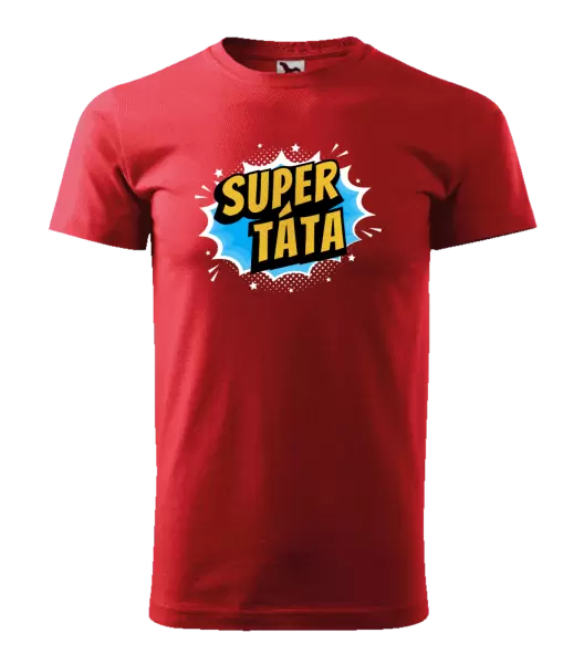 Pánské tričko Supertáta - bublina
