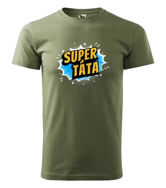 Pánské tričko Supertáta - bublina