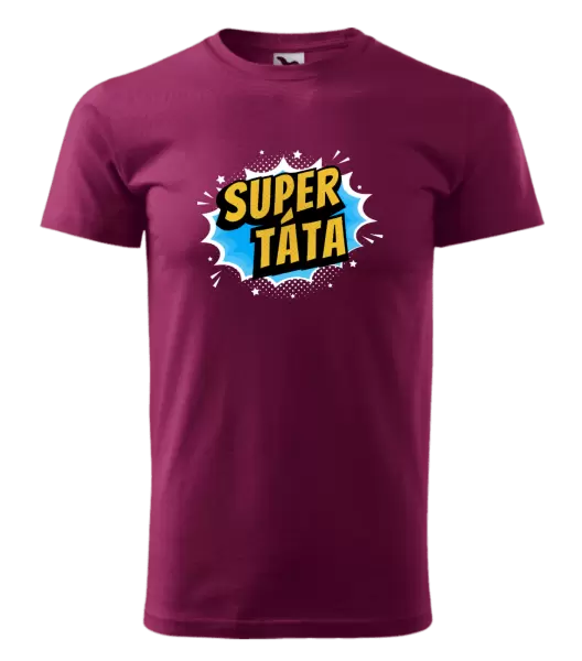 Pánské tričko Supertáta - bublina