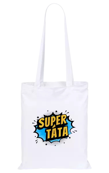 Látková taška Supertáta - bublina
