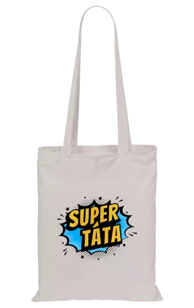 Látková taška Supertáta - bublina