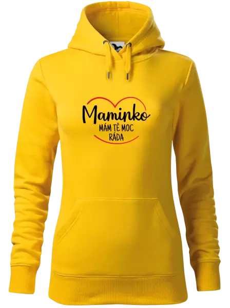 Dámská mikina Maminko, mám tě moc ráda