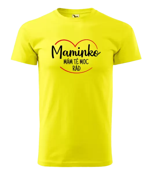 Pánské tričko Maminko, mám tě moc rád