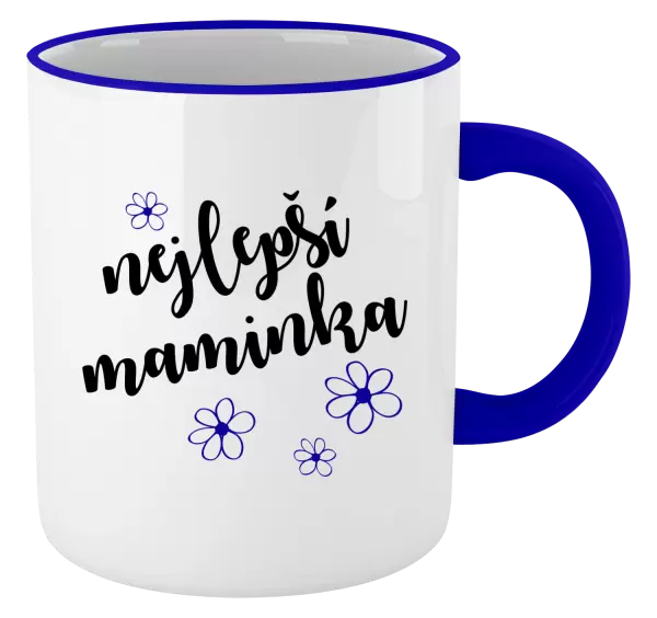 Hrnek Nejlepší maminka - kytičky