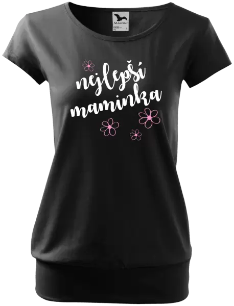 Dámské tričko Nejlepší maminka - kytičky