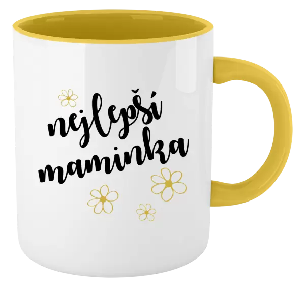 Hrnek Nejlepší maminka - kytičky