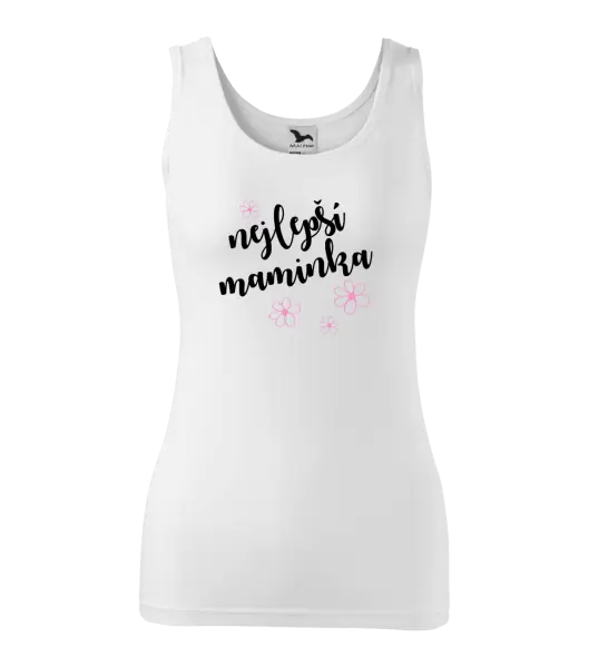 Dámské tílko Nejlepší maminka - kytičky