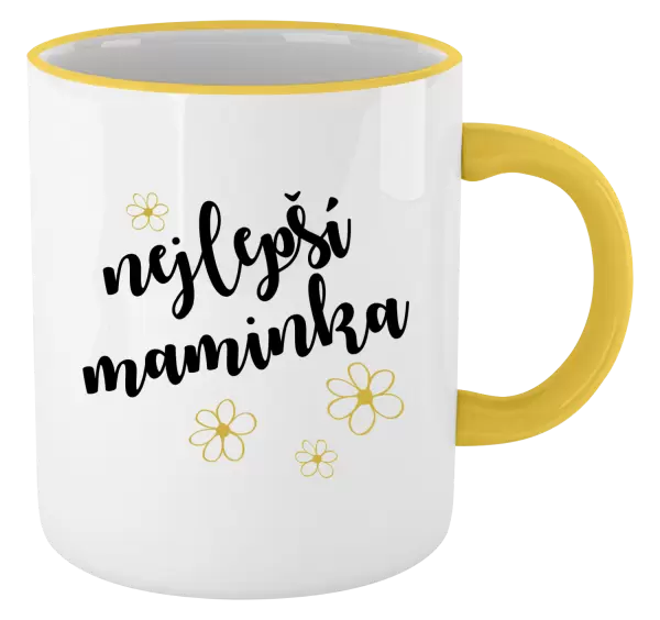 Hrnek Nejlepší maminka - kytičky