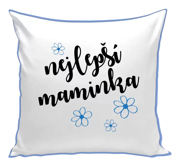 Polštář Nejlepší maminka - kytičky