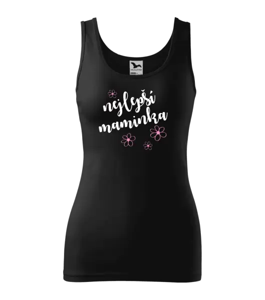 Dámské tílko Nejlepší maminka - kytičky