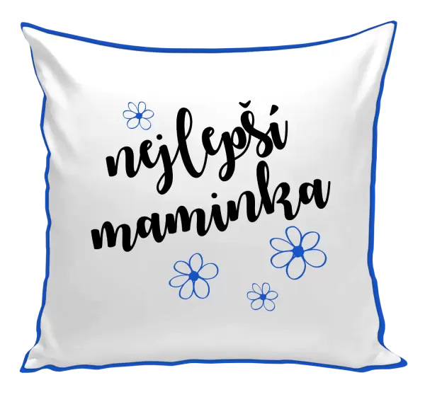 Polštář Nejlepší maminka - kytičky
