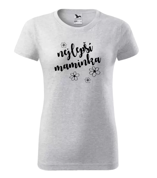 Dámské tričko Nejlepší maminka - kytičky