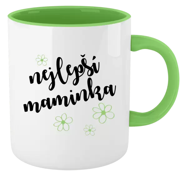 Hrnek Nejlepší maminka - kytičky