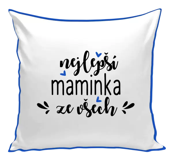 Polštář nejlepší maminka ze všech - srdíčka
