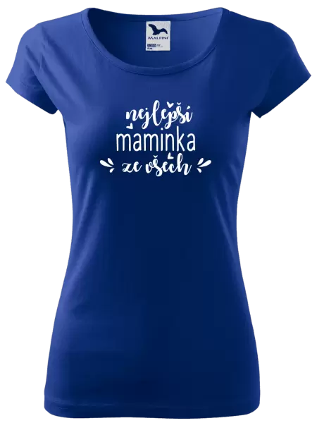 Dámské tričko nejlepší maminka ze všech - srdíčka