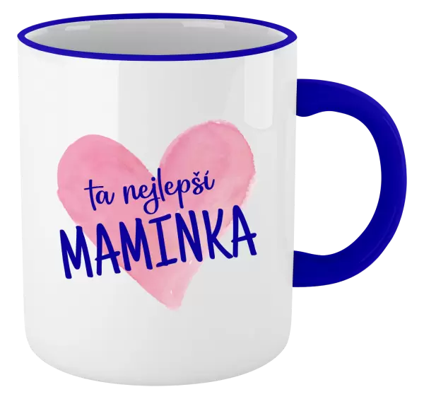 Hrnek Ta nejlepší maminka srdce