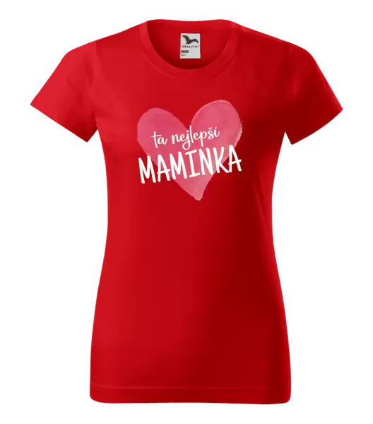Dámské tričko Ta nejlepší maminka srdce