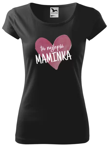 Dámské tričko Ta nejlepší maminka srdce