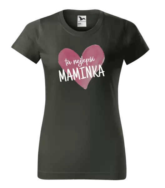 Dámské tričko Ta nejlepší maminka srdce