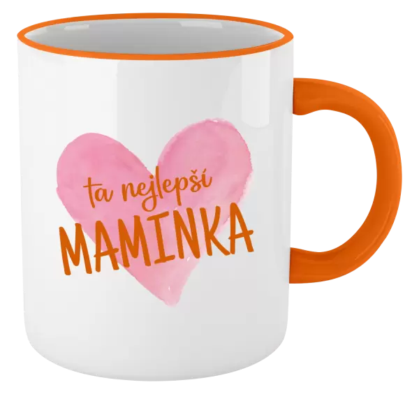 Hrnek Ta nejlepší maminka srdce