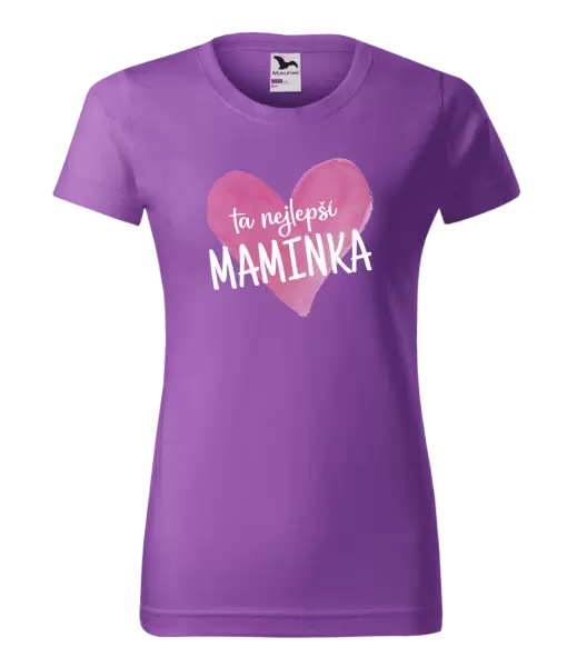 Dámské tričko Ta nejlepší maminka srdce