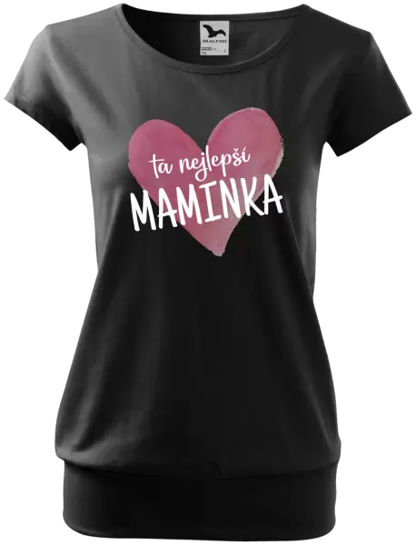Dámské tričko Ta nejlepší maminka srdce