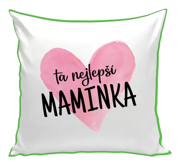 Polštář Ta nejlepší maminka srdce