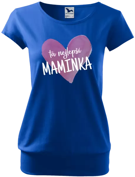 Dámské tričko Ta nejlepší maminka srdce