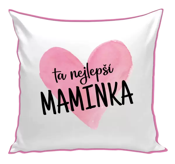Polštář Ta nejlepší maminka srdce
