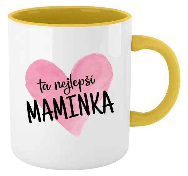 Hrnek Ta nejlepší maminka srdce