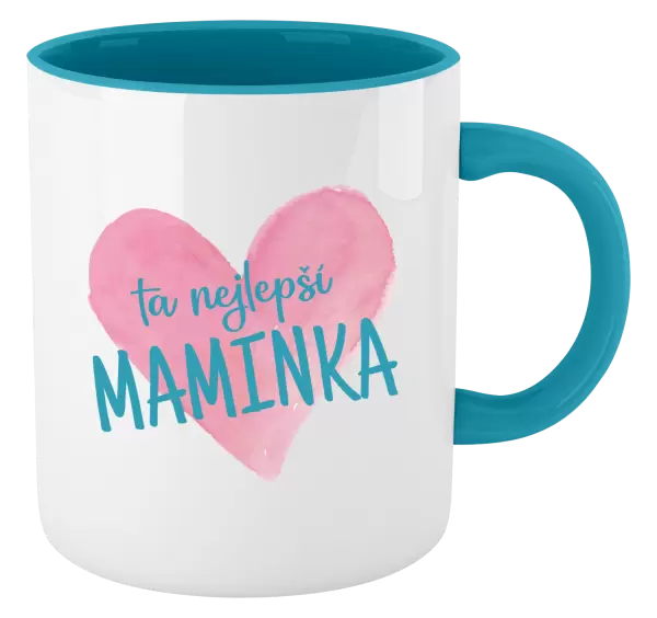Hrnek Ta nejlepší maminka srdce