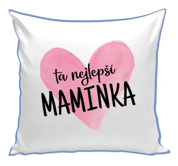 Polštář Ta nejlepší maminka srdce