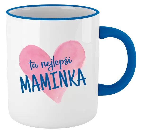 Hrnek Ta nejlepší maminka srdce