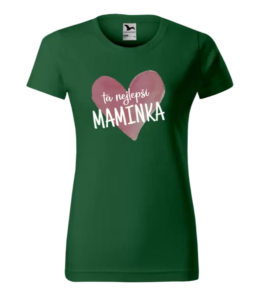 Dámské tričko Ta nejlepší maminka srdce