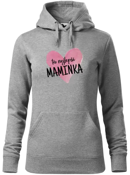 Dámská mikina Ta nejlepší maminka srdce